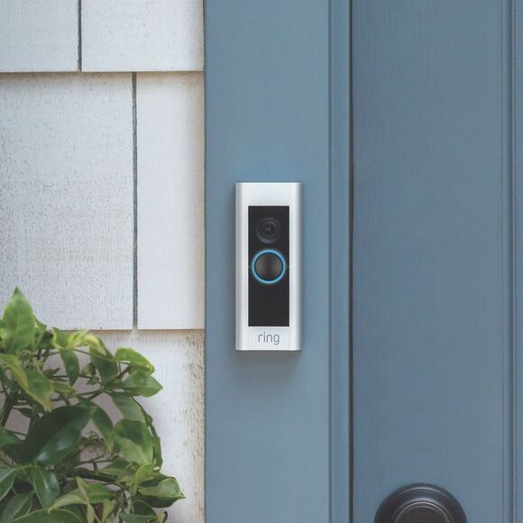New Ring - Ring 1080p HD Smart Doorbell Motion Zones Two-Way  Silver - Picture 3 of 12